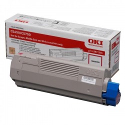 OKI originál toner 43872306, magenta, 2000str., OKI C5650, 5750