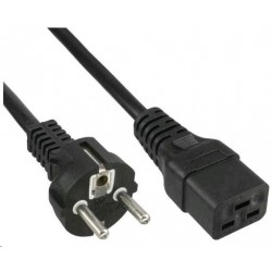 PREMIUMCORD Kabel napájecí 230V/16A 3m (konektor IEC 320 C19) kpspa