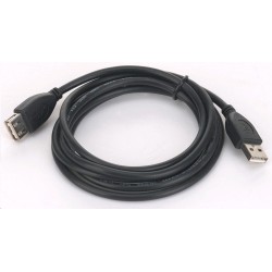 GEMBIRD Kabel USB 2.0 A-A prodlužovací 3m Professional (černý,...