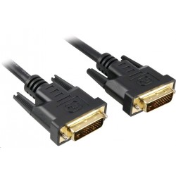 PREMIUMCORD Kabel DVI - DVI propojovací 10m (DVI-D, M/M, dual link)...