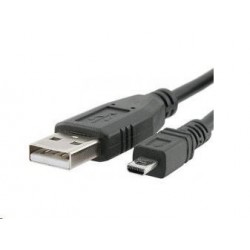 PREMIUMCORD Kabel USB 2.0 A-B mini, 8pinů, 2m Sanyo, Panasonic...