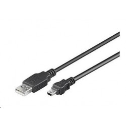 PREMIUMCORD Kabel USB 2.0 A-Mini B (5pin) propojovací 3m ku2m3a
