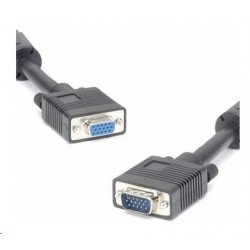 PREMIUMCORD Kabel VGA prodlužovací 5m (HD15M/F, dvojité stínění,...