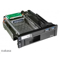 AKASA HDD box Lokstor M51, 3.5" a 2.5" SATA HDD do 5.25" interní...