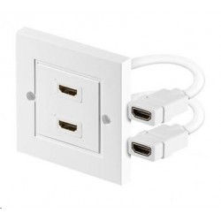 PREMIUMCORD Zásuvka HDMI zásuvka v panelu 2x HDMI A - HDMI A...