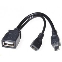 PREMIUMCORD  USB redukce kabel USB A/femaleMicro USB/female - Micro...