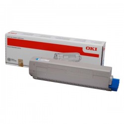OKI originál toner 44844615, cyan, 7300str., OKI C822