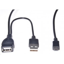 PREMIUMCORD USB redukce kabel USB A/femaleUSB A/male - Micro...