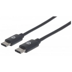 MANHATTAN kabel Hi-Speed USB-C, Type-C Male to Type-C Male, 2m,...