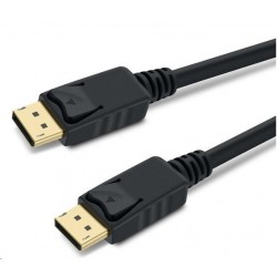 PREMIUMCORD DisplayPort 1.3/1.4 přípojný kabel M/M, zlacené...