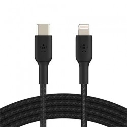Belkin kábel Boost Charge Braided USB-C to Lightning 1m - Black...