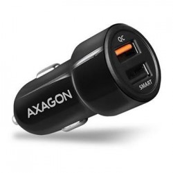 AXAGON PWC-QC5, QUICK a SMART nabíječka do auta, 2x port...