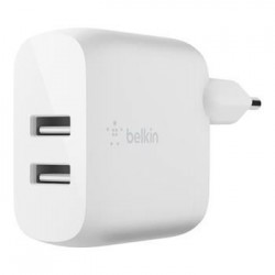 Belkin Duální USB-A domácí nabíječka 2x12W, bílá WCB002vfWH