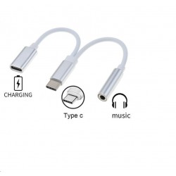 PremiumCord Převodník USB-C na audio konektor jack 3,5mm female +...
