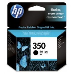 HP 350 Black Inkjet Print Cartridge with Vivera Ink- Blister...