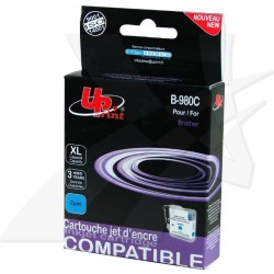 UPrint kompatibil ink s LC-980C, cyan, 12ml, B-980C, pre Brother...