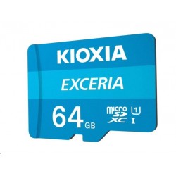 KIOXIA Exceria microSD card 64GB M203, UHS-I U1 Class 10 LMEX1L064GG2