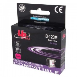 UPrint kompatibil ink s LC-123M, magenta, 10ml, B-123M, pre Brother...