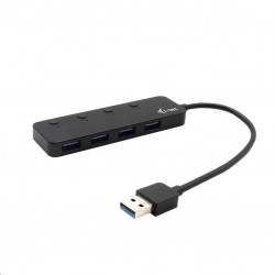 iTec USB 3.0 nabíjecí HUB 4port s individuálními vypínači U3CHARGEHUB4