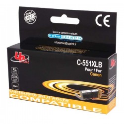 UPrint kompatibil ink s CLI551BK XL, black, 15ml, C-551XLB, high...