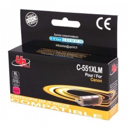 UPrint kompatibil ink s CLI551M XL, magenta, 15ml, C-551XLM, high...