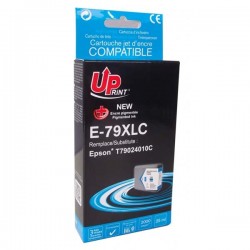 UPrint kompatibil ink s Epson C13T79024010, 79XL, XL, cyan,...