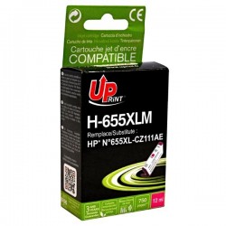 UPrint kompatibil ink s HP CZ111AE, No.655, magenta, 750str., 12ml...