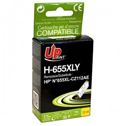 UPrint kompatibil ink s HP CZ112AE, No.655, yellow, 750str., 12ml...