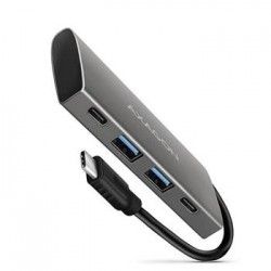 AXAGON HMC-4G2, USB-C 3.2 Gen 2 10 Gb/s hub, porty 2x USB-A + 2x...