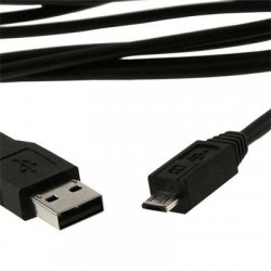 Cablexpert kábel USB A Male/Micro B Male 2.0, 1,8m, biely, HQ...