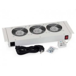 TRITON 19" ventilačná jednotka, 3 ventilátory, s termostatom...