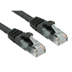 OXnet patch kábel Cat5E, UTP - 1m, čierny PKOX-U5E-010-BK