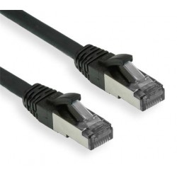 OXnet patch kábel Cat5E, FTP - 0,25m, čierny PKOX-F5E-002-BK