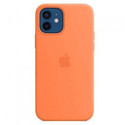 Apple iPhone 12 | 12 Pro Silicone Case with MagSafe - Kumquat...
