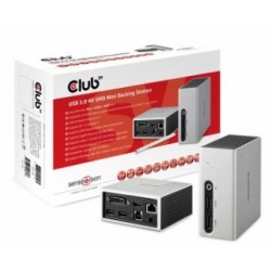 Club 3D USB 3.0 4K30Hz UHD MiniDocking Station (HDMI/DVI/4x USB...
