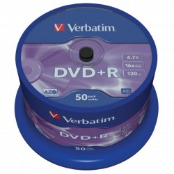 Verbatim DVD+R, 43550, DataLife PLUS, 50-pack, 4.7GB, 16x, 12cm,...