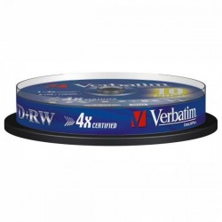 Verbatim DVD+RW, 43488, DataLife PLUS, 10-pack, 4.7GB, 2-4x, 12cm,...