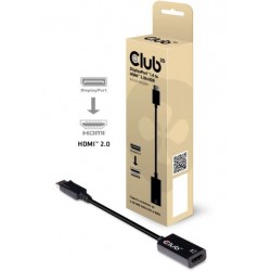 Club 3D DisplayPort 1.4 to HDMI 2.0b HDR active adapter CAC-1080