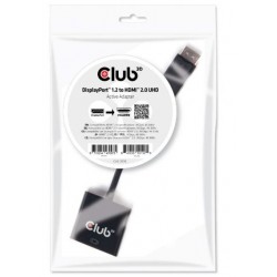 Club 3D DisplayPort 1.2 to HDMI 2.0 4K60Hz UHD Active Adapter CAC-2070