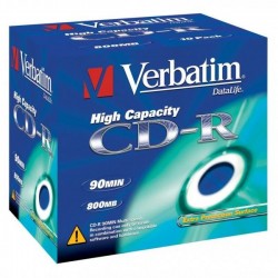 Verbatim CD-R, 43428, DataLife, 10-pack, 800MB, Extra Protection,...