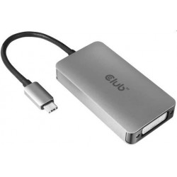 Club 3D USB TYPE C TO DVI DUAL LINK SUPPORTS 4K30HZ RESOLUTIONS...