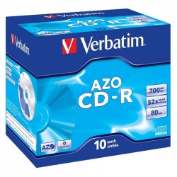Verbatim CD-R, 43327, DataLife PLUS, 10-pack, 700MB, Super Azo,...