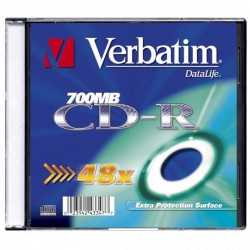 Verbatim CD-R, 43347, DataLife, 700MB, Extra Protection, 52x,...