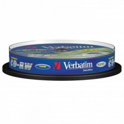 Verbatim CD-RW, 43480, DataLife PLUS, 10-pack, 700MB, Advanced...