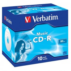 Verbatim CD-R, 43365, MusicLife PLUS, 10-pack, 700MB, 24x, 80min.,...