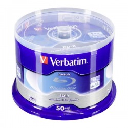 Verbatim BD-R, Single Layer 25GB, Blue Surface, Single Layer,...