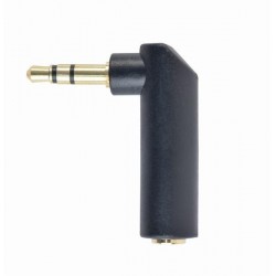 Gembird adaptér 1 x 3.5 mm 4-pin miniJack (M) na audio 90°zalomený...