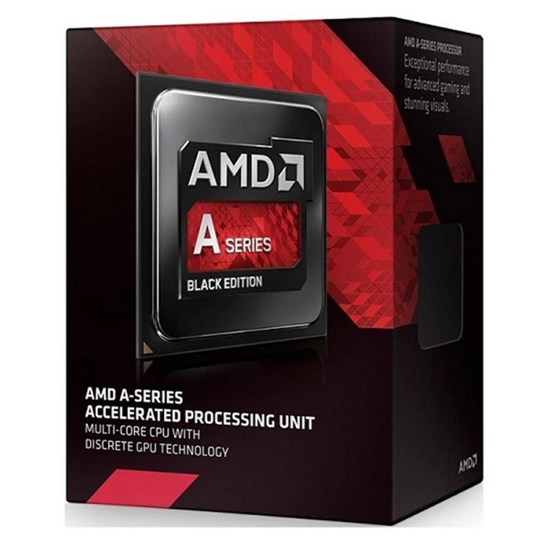 AMD, A6-7470K Processor BOX, soc. FM2+, 65W, Radeon R5, Black Edition AD747KYBJCBOX