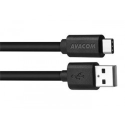 Datový a nabíjecí kabel USB - USB Type-C, 100cm, černá DCUS-TPC-P10K