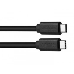 Datový a nabíjecí kabel USB Type-C - USB Type-C, 100cm, černá...
